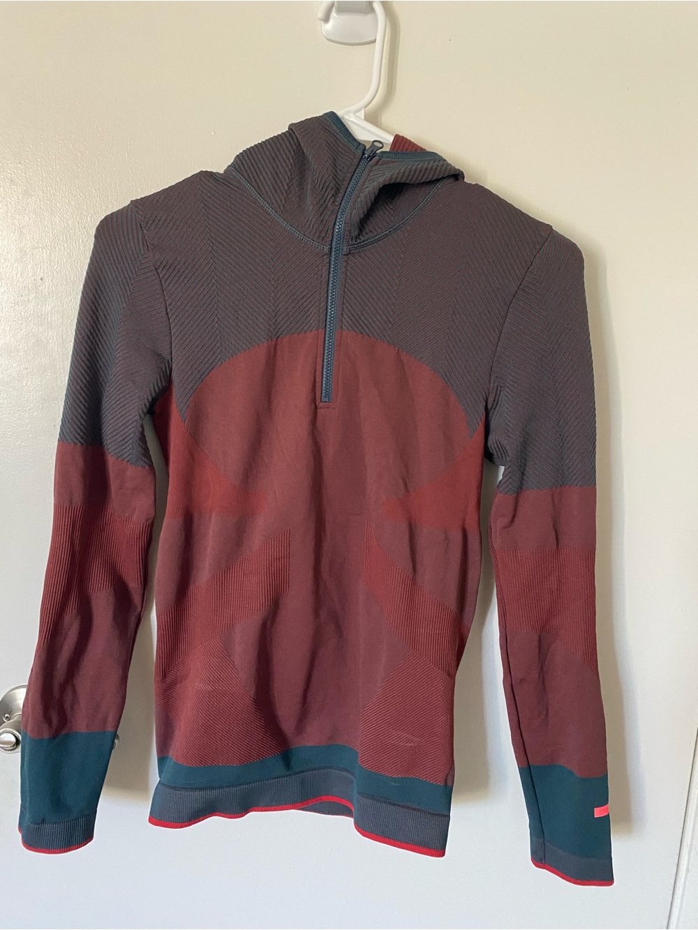 Stella McCartney Adidas Collab Zip-Up Hooded Sweater